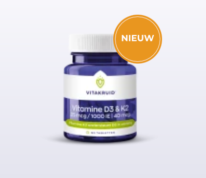 Vitakruid Vitamine D3 & K2 Tabletten