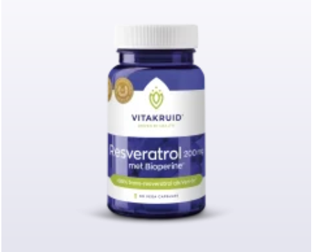 Vitakruid Resveratrol 200 mg met Bioperine