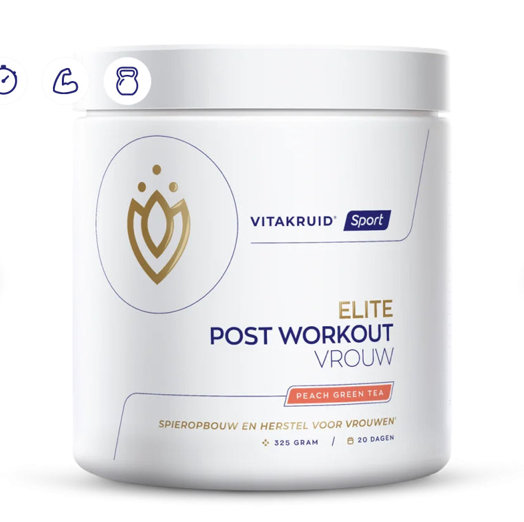 VitaKruid Elite Post Workout Vrouw Peach green tea