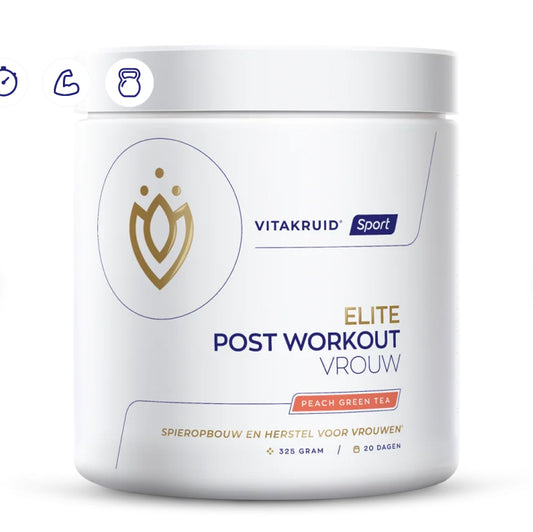 VitaKruid Elite Post Workout Vrouw Peach green tea