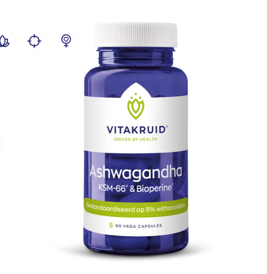VitaKruid Ashwagandha KSM-66® met BioPerine®