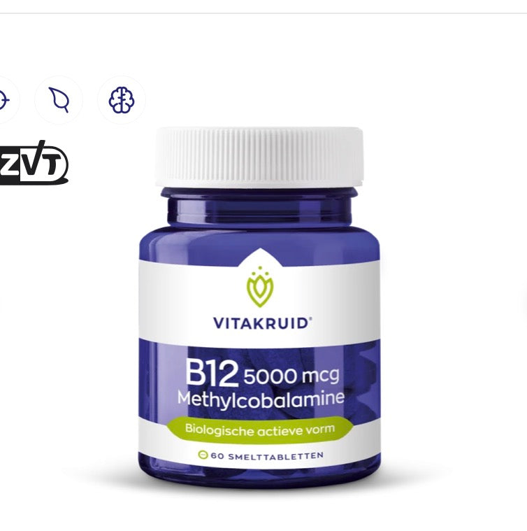 Vitakruid B12 5000 mcg Methylcobalamine