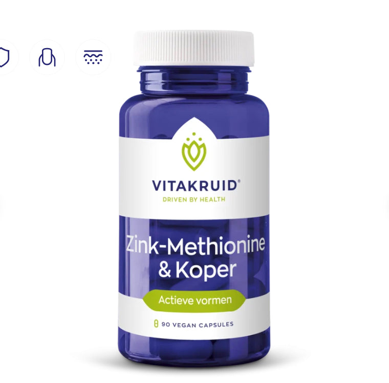 VitaKruid Zink-Methionine & Koper