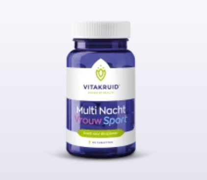 Vitakruid Multi nacht vrouw sport