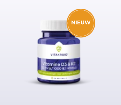Vitakruid Vitamine D3 & K2 Softgels