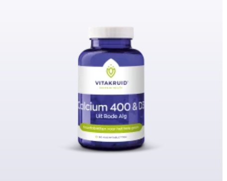 Vitakruid Calcium 400 & D3 uit Rode Alg